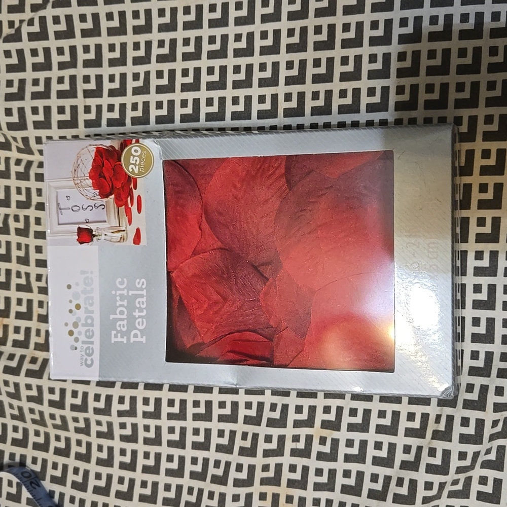 Red Fabric Petals
